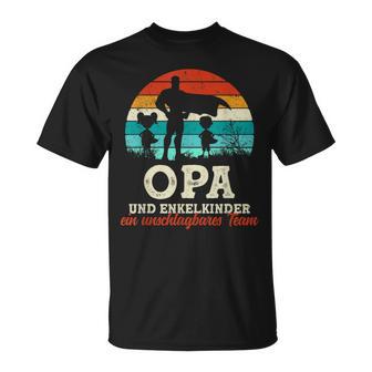 Team Opa Und Enkel Bester Opa Der Welt Father's Day Super Grandpa T-Shirt - Geschenkecke