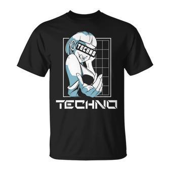 Techno Electronic Music Rave Festival Raver T-Shirt - Seseable