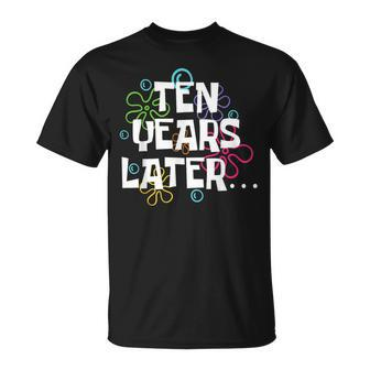 Ten Years Later Meme 10 Year Old 10Th Birthday Party T-Shirt - Seseable