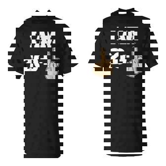 Tengo 20 Años 1 Sarcástico Y Divertido Cumpleaños Número 21 Y Cumplo 21 Camiseta unisex - Regaloses