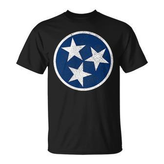 Tennessee Flag Pride Vintage Fan Patriotic Nashville T-Shirt - Monsterry DE