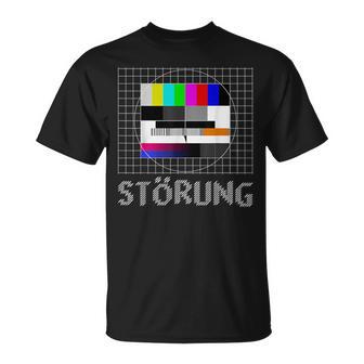 Testbild Störung Vintage Retro T-Shirt - Seseable