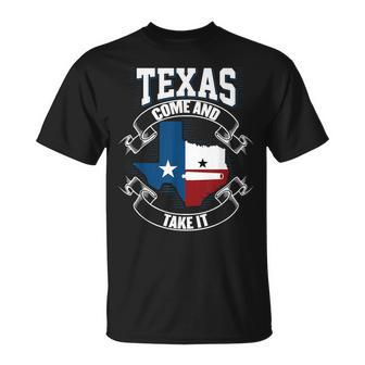 Texas Come And Take It Cannon Texas Revolution Gonzales Flag T-Shirt - Monsterry UK