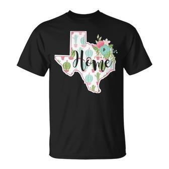 Texas Home Cactus T-Shirt | Mazezy AU