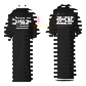 Texto Manche Führen Manche Folgen Lustiges Camiseta unisex - Regaloses