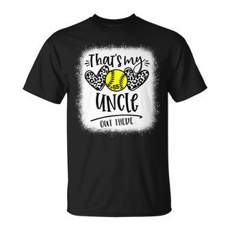 That's My Uncle Out There Number 69 Softball For Nephew T-Shirt - Monsterry CA