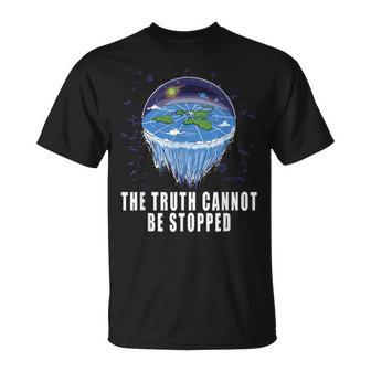 Théorie De La Terre Plate Terre Plate Armée Terre T-Shirt - Cadeauxyz