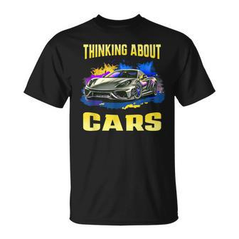 Thinking About Cars Supercar Sports Car Exotic Concept Boys T-Shirt - Monsterry AU