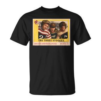 The Three Horsemen Boulder Dam Knuckleheads Card T-Shirt - Monsterry UK