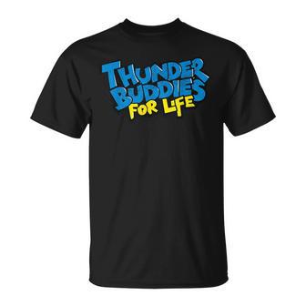 Thunder Buddies For Life Graffiti Style T-Shirt - Monsterry CA