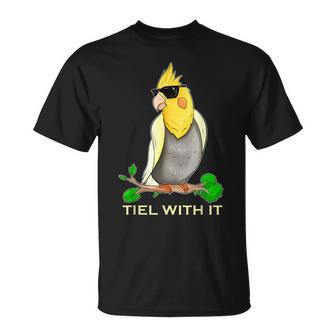 Tiel With It Ornitologist Cockatiel Veterinarian T-Shirt - Monsterry