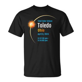 Toledo Ohio Oh Total Solar Eclipse 2024 1 T-Shirt - Monsterry