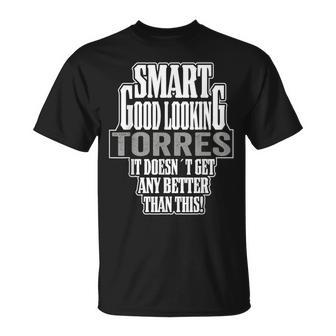 Torres Surname Last Name Family Reunion Matching T-Shirt - Seseable