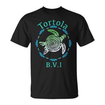 Tortola Vintage Tribal Turtle T-Shirt - Monsterry