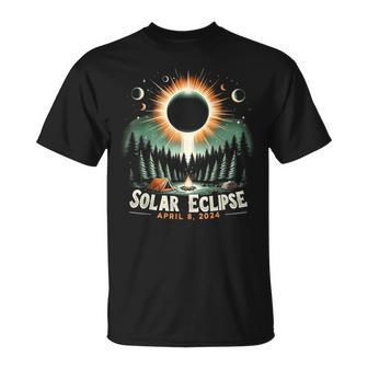 Total Solar Eclipse 04082024 American Solar Eclipse T-Shirt | Mazezy