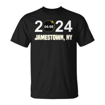 Total Solar Eclipse 04082024 Jamestown New York Eclipse T-Shirt | Mazezy