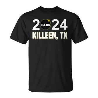 Total Solar Eclipse 04082024 Killeen Texas Solar Eclipse T-Shirt | Mazezy