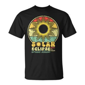 Total Solar Eclipse 2024 April 8 2024 Retro Limited Edition T-Shirt | Mazezy AU