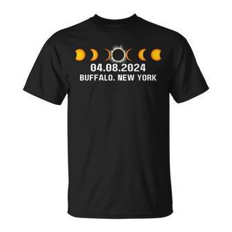Total Solar Eclipse 2024 Buffalo New York April 8 2024 T-Shirt | Mazezy