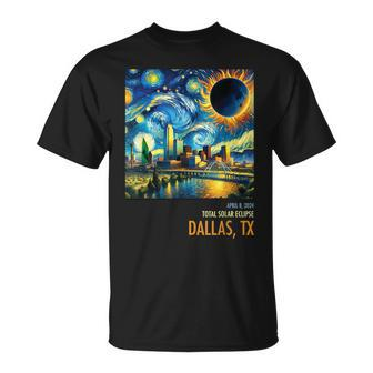 Total Solar Eclipse 2024 Dallas Tx T-Shirt - Seseable
