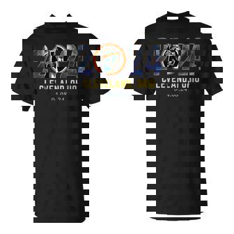 Total Solar Eclipse 2024 Dog Cleveland Ohio Totality T-Shirt - Thegiftio