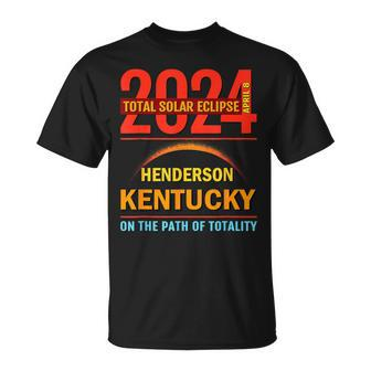 Total Solar Eclipse 2024 Henderson Kentucky April 8 2024 T-Shirt - Monsterry DE