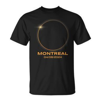 Total Solar Eclipse 2024 Montreal Canada Totality Matching T-Shirt | Mazezy AU