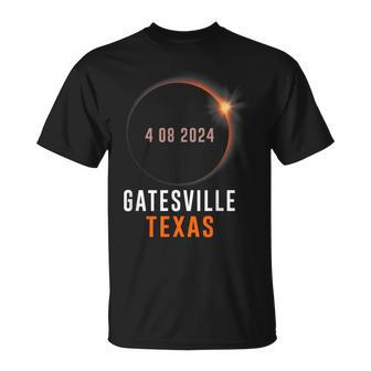 Total Solar Eclipse 2024 Totality Gatesville Texas T-Shirt | Mazezy