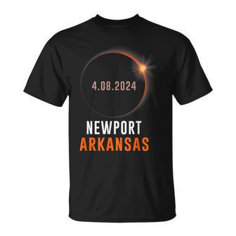 Total Solar Eclipse 2024 Totality Newport Arkansas T-Shirt | Mazezy