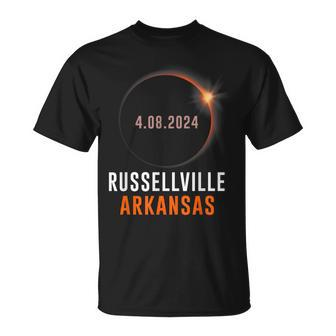 Total Solar Eclipse 2024 Totality Russellville Arkansas T-Shirt | Mazezy