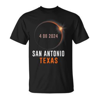 Total Solar Eclipse 2024 Totality San Antonio Texas T-Shirt - Monsterry AU