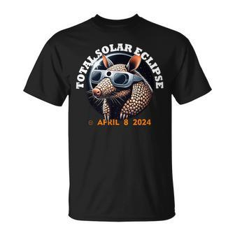 Total Solar Eclipse 4 8 2024 Path American Armadillo Eclipse T-Shirt | Mazezy