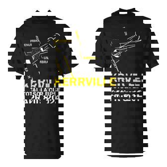 Total Solar Eclipse 8 April Heart 2024 Kerrville T-Shirt - Thegiftio