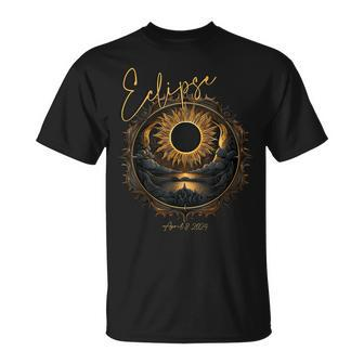 Total Solar Eclipse April 2024 Totality Sun Watching T-Shirt - Monsterry DE