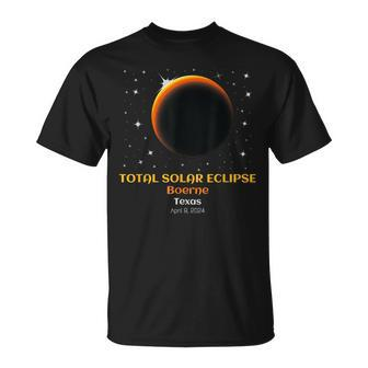 Total Solar Eclipse Of April 8 2024 In Boerne Texas Tx T-Shirt | Mazezy