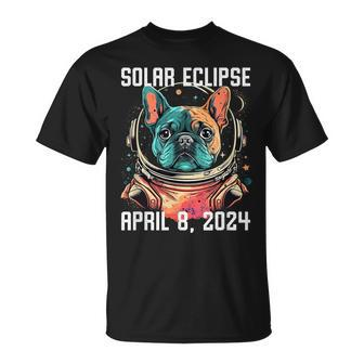 Total Solar Eclipse April 8 2024 French Bulldog T-Shirt - Seseable