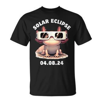 Total Solar Eclipse Axolotl April 8 2024 Solar Eclipse T-Shirt | Mazezy CA
