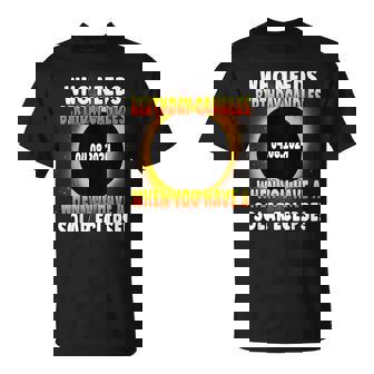 Total Solar Eclipse Birthday 2024 Birthday Candles Joke T-Shirt - Seseable