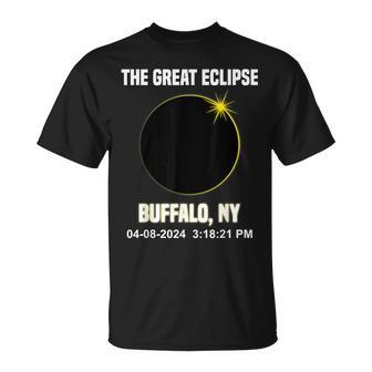 Total Solar Eclipse Buffalo 2024 Time New York Eclipse T-Shirt - Seseable