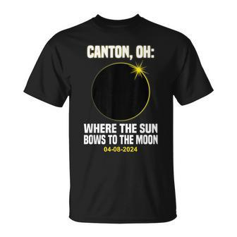 Total Solar Eclipse Canton Ohio 040824 Joke Solar Eclipse T-Shirt | Mazezy