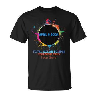 Total Solar Eclipse Columbus Ohio 2024 I Was There T-Shirt - Seseable