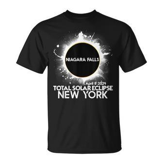 Total Solar Eclipse Niagara Falls New York 2024 Totality T-Shirt - Monsterry UK