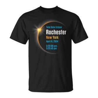 Total Solar Eclipse Rochester New York April 8 2024 T-Shirt - Thegiftio UK