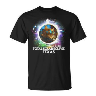 Total Solar Eclipse Texas Waco 2024 Cat Totality T-Shirt | Seseable CA