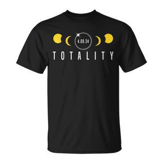 Total Solar Eclipse Totality April 8Th 2024 America Eclipse T-Shirt - Monsterry UK