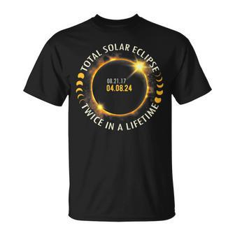 Total Solar Eclipse Twice In A Lifetime 082117 040824 T-Shirt | Mazezy