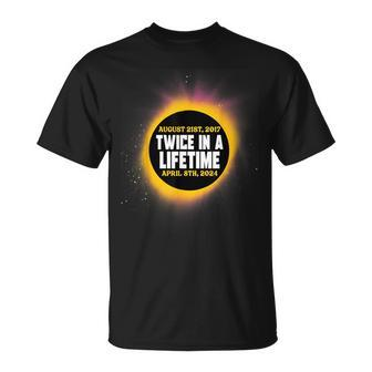 Total Solar Eclipse Twice In A Lifetime Totality Event T-Shirt - Monsterry UK