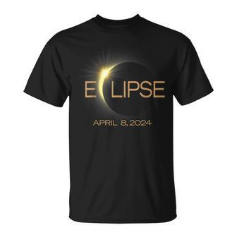 Total Solareclipse 2024 America T-Shirt - Seseable