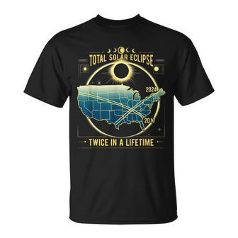 Total Solareclipse Twice In A Lifetime 2024 T-Shirt - Seseable