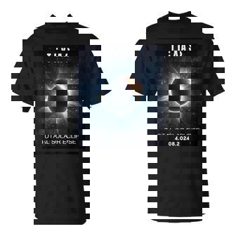 Totalité De L'éclipse Solaire Du Texas Usa 2024 T-Shirt - Cadeauxyz